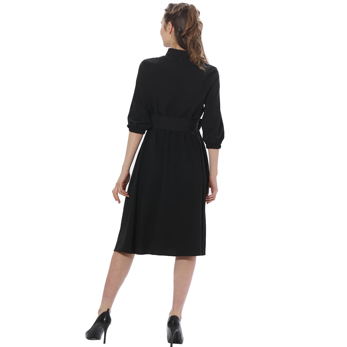 Blessume A-Line & Draping Clergy Chiffon Dress
