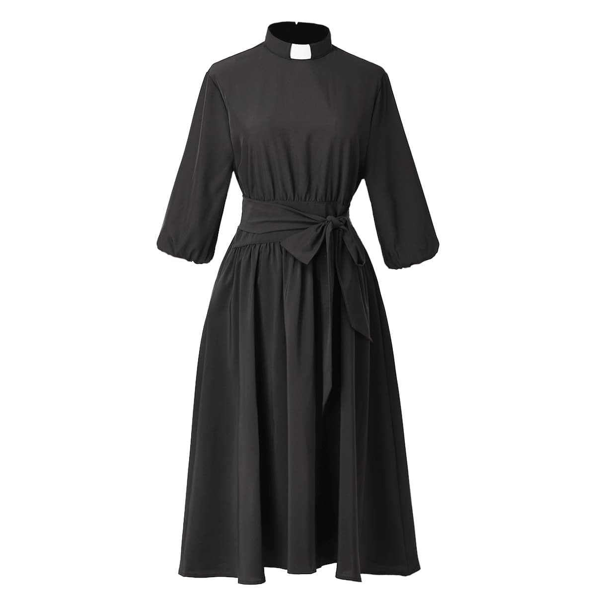 Blessume A-Line & Draping Clergy Chiffon Dress