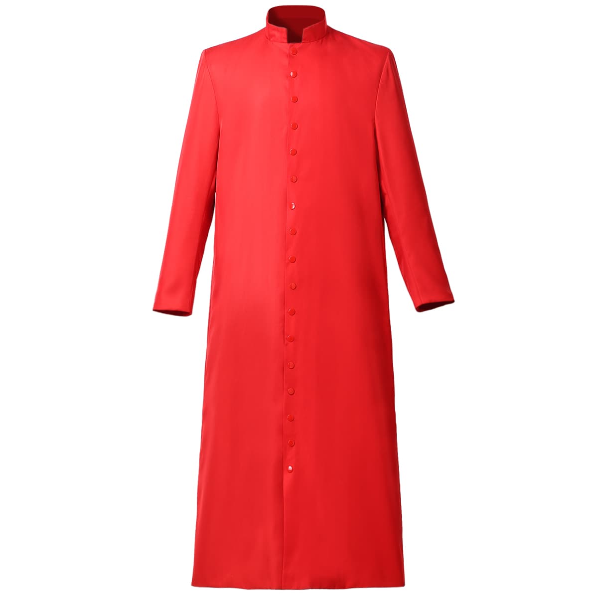 Blessume Stand-Collar & Button-Front Clergy Cassock